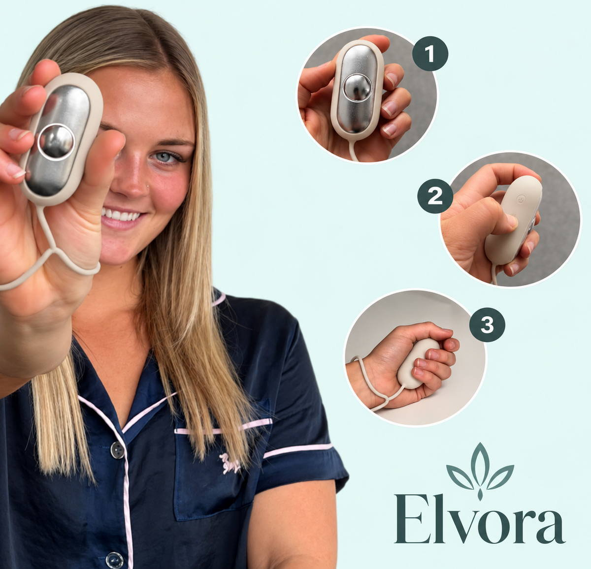 Sleep Aid Handheld Device – Microcurrent Relaxation Tool