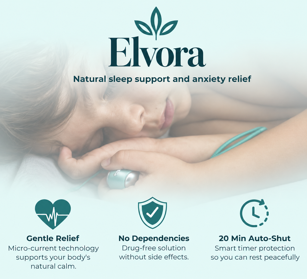 Sleep Aid Handheld Device – Microcurrent Relaxation Tool